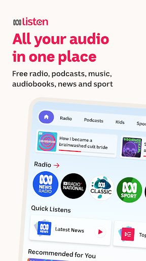 ABC listen: Radio & Podcasts ekran görüntüsü