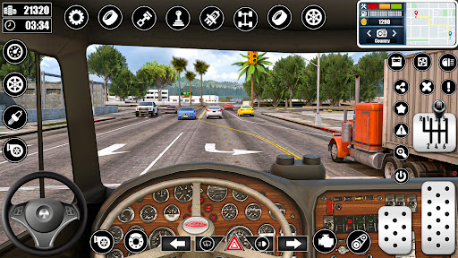 Heavy Truck Driving Cargo Game ekran görüntüsü