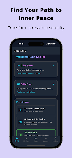 Zen Daily: Koans, Quotes Zazen ekran görüntüsü
