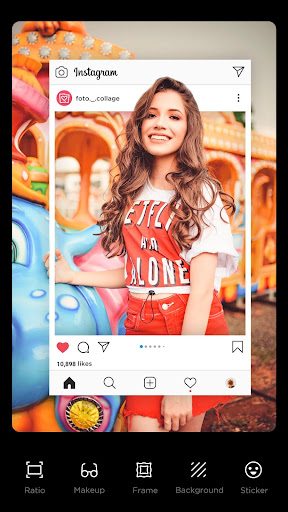 InSquare Photo Editor, Collage ekran görüntüsü