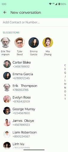 Fossify Messages ekran görüntüsü