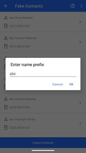 Fake Contacts: Privacy Shield ekran görüntüsü