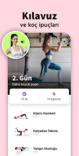 Kalça ve Bacaklar Egzersizi ekran görüntüsü