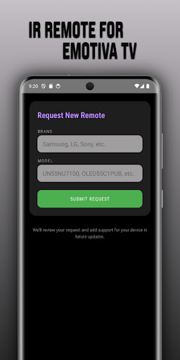 Remote for Emotiva tv ekran görüntüsü