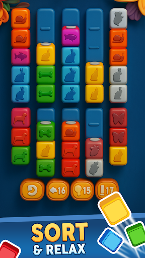Wood Sort - Color Block Puzzle ekran görüntüsü