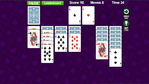 Solitaire Classic Klondike'ı ekran görüntüsü