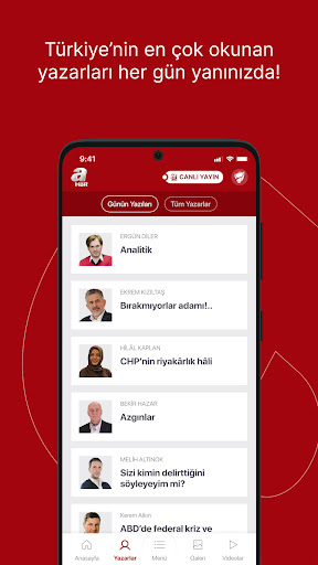 A HABER ekran görüntüsü