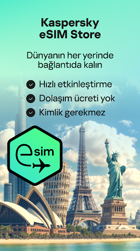 Kaspersky eSIM Store ekran görüntüsü