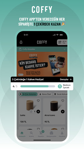 Coffy - Kahve Siparişi ekran görüntüsü