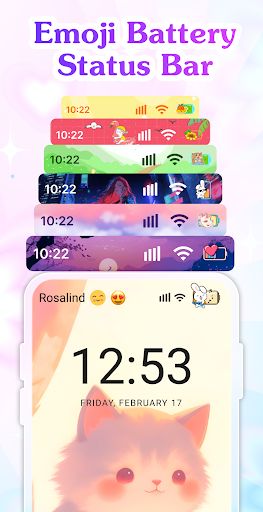Emoji Battery Widget Customize ekran görüntüsü