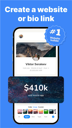 Typelink: Link in bio Creator ekran görüntüsü