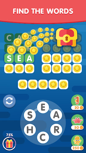 Word Search Sea: Puzzle Game ekran görüntüsü
