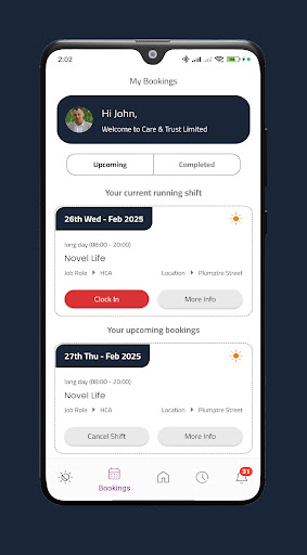 Care and Trust App ekran görüntüsü
