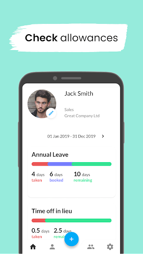 Leave Dates - Staff Planner ekran görüntüsü