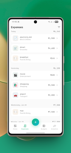 ClarityMint - Expense Tracker ekran görüntüsü