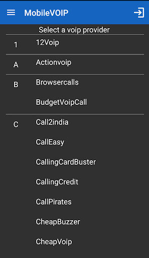ActionVoip ekran görüntüsü