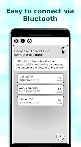 Bluetooth Android TV Remote ekran görüntüsü