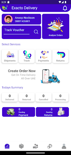 Exacto Delivery Services ekran görüntüsü