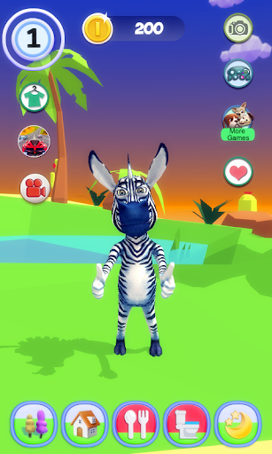 Talking Zebra: My Virtual Pet ekran görüntüsü