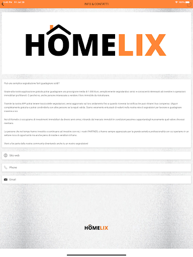 Homelix ekran görüntüsü