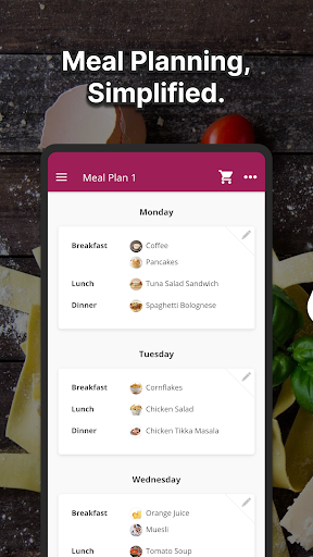 Plan Meals - Meal Planner ekran görüntüsü