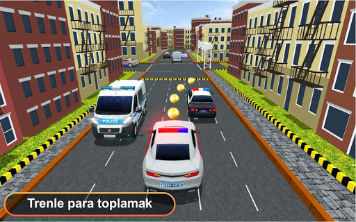 Süper polis araba otopark ekran görüntüsü