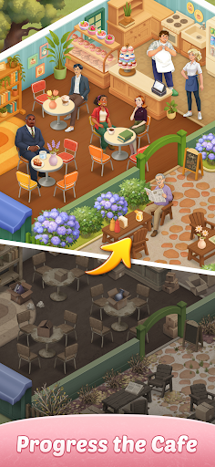 Corner cafe : Merge & Cook ekran görüntüsü