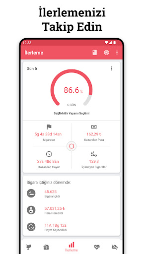 Sigara Bırakma Yardımcısı ekran görüntüsü