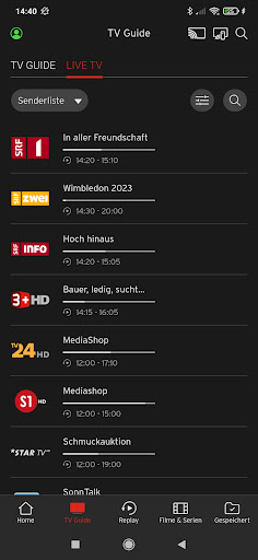 Sunrise TV ekran görüntüsü