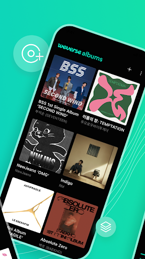 Weverse Albums ekran görüntüsü