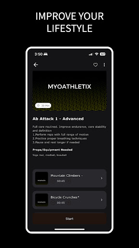 MYOATHLETIX ekran görüntüsü