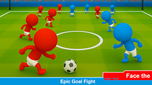 Stickman Soccer - Goal Battle ekran görüntüsü