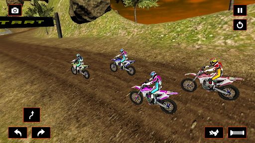 Dirt Bike Racing Motocross Gam ekran görüntüsü