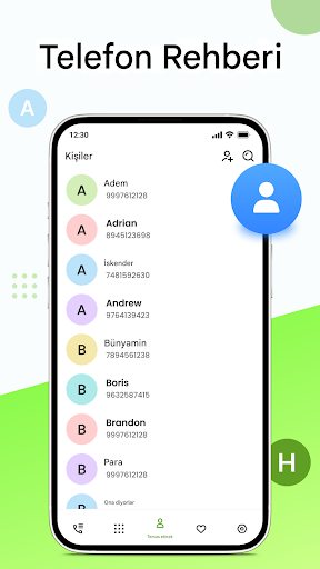 Telefon Çevirici - Kişiler ekran görüntüsü