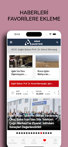 Aras Gazetesi ekran görüntüsü
