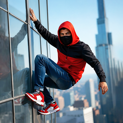 Going Up Parkour Rooftop 3D