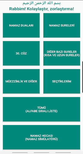 Sure Dua Öğretici Ezberletici ekran görüntüsü