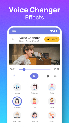 Video Voice Changer + Effects ekran görüntüsü