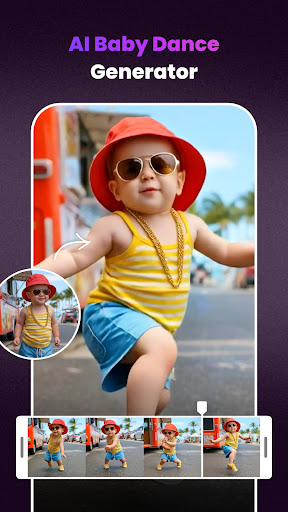 Clipfly - AI Baby Dance Video ekran görüntüsü