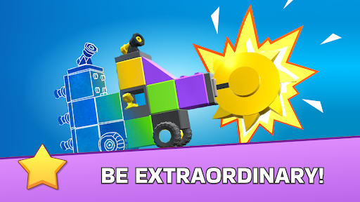 Blocky Cars: Crash Arena ekran görüntüsü