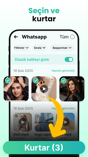 Silinen Fotoğrafları Kurtarma ekran görüntüsü