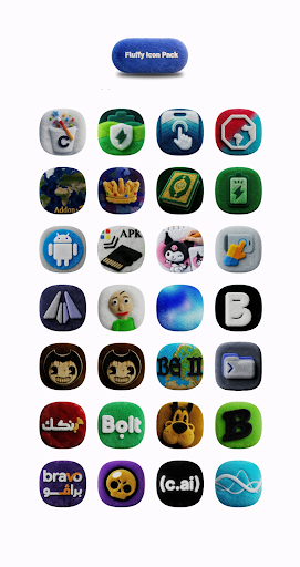 One UI Fluffy Icon Pack ekran görüntüsü