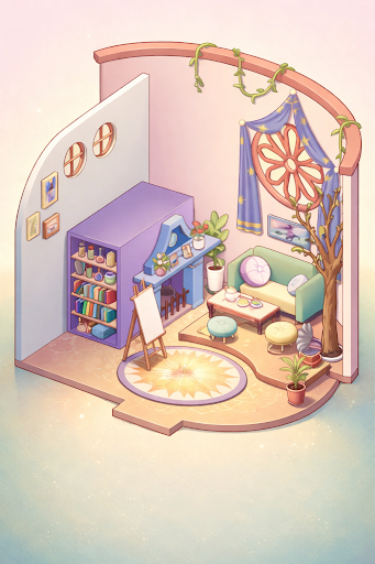 Cutie Sticker Room ekran görüntüsü