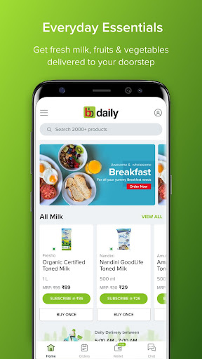 bbdaily: Online Milk & Grocery ekran görüntüsü
