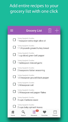 High-Fiber Recipes - Grocery L ekran görüntüsü