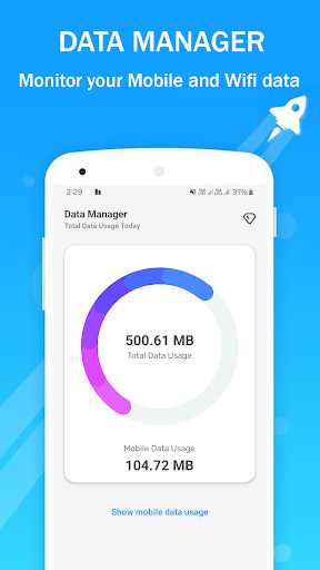 Data Manager - Speed Test ekran görüntüsü