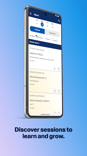 Workday Events ekran görüntüsü