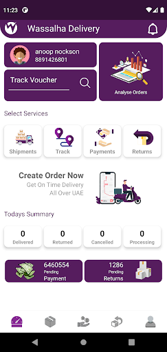 Wassalha Delivery Services ekran görüntüsü