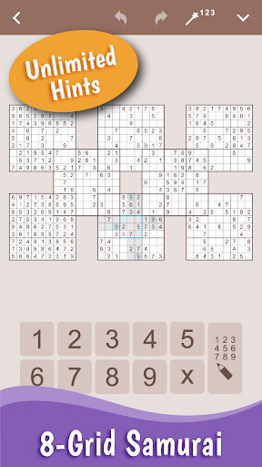 MultiSudoku: Samurai Sudoku ekran görüntüsü