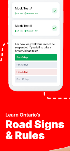 G1 Practice Test Ontario 2026 ekran görüntüsü